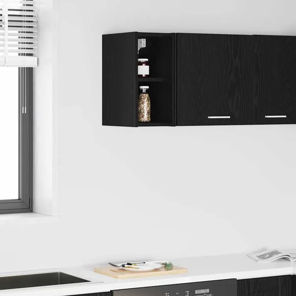 Armoire suspendue avec stockage Chêne noir 20 x 29,5 x 40 cm