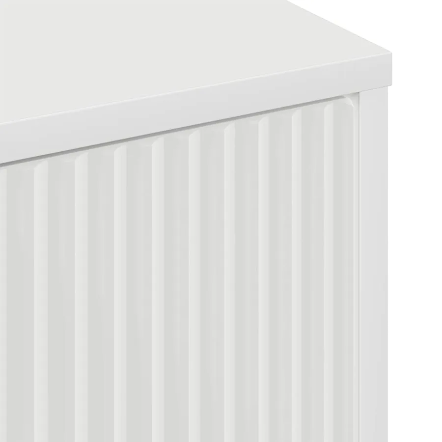 Buffet Blanc 69,5 x 33 x 82 cm Bois d'ingénierie - 11