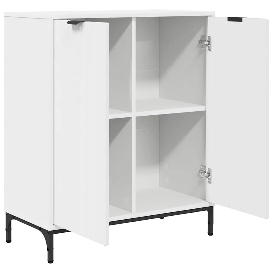 Buffet Blanc 69,5 x 33 x 82 cm Bois d'ingénierie - 5