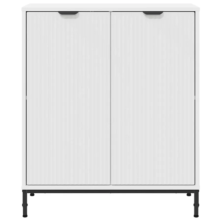 Buffet Blanc 69,5 x 33 x 82 cm Bois d'ingénierie - 6