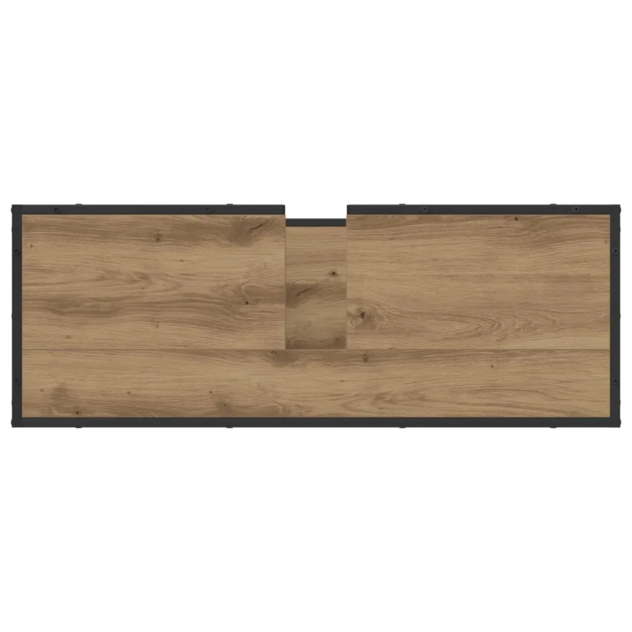 Ensemble de mobilier de salle de bain 2 pc Chêne artisanal - 10