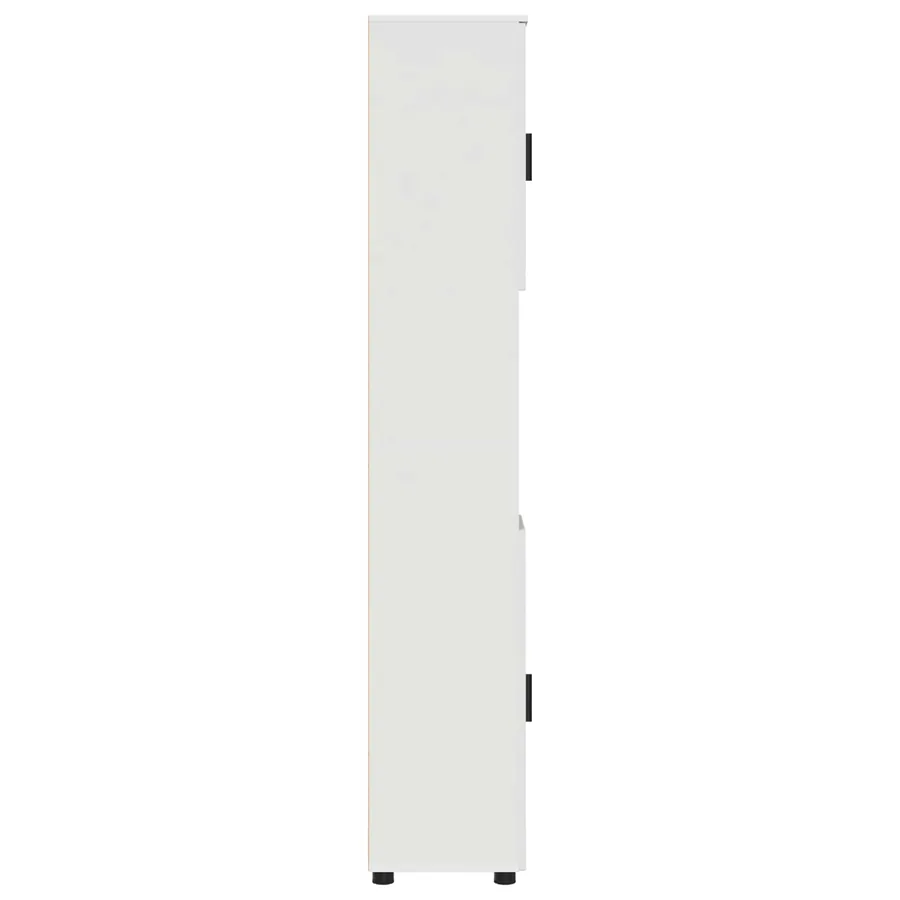 Cabinet de salle de bain avec stockage Blanc 30 x 35 x 192 cm - 7