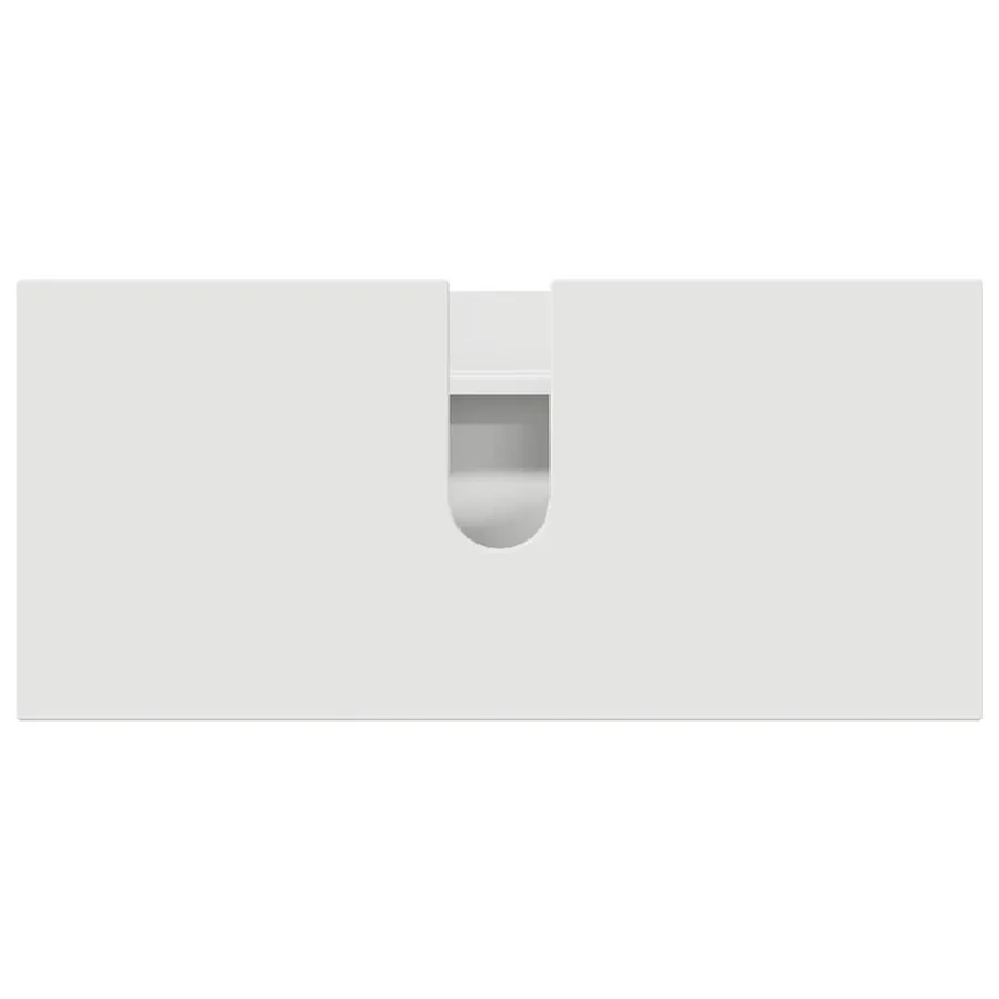 Ensemble de mobilier de salle de bain avec tiroir 4 pcs Blanc - 9