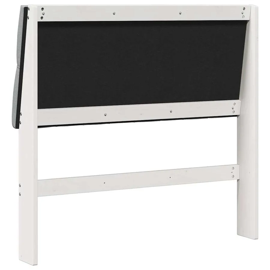 Tête de lit capitonnée Gris clair 100 cm Pin massif - 6