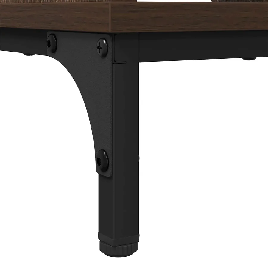 Table basse Chêne brun 90 x 49 x 46 cm Bois d'ingénierie - 10