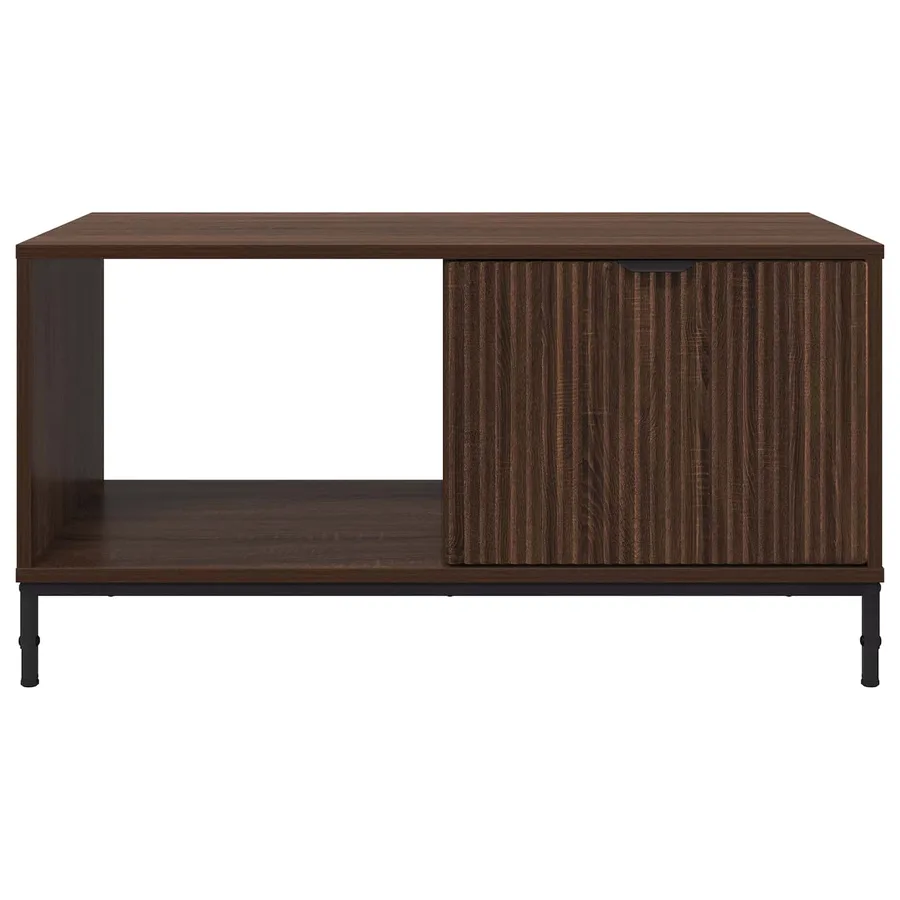 Table basse Chêne brun 90 x 49 x 46 cm Bois d'ingénierie - 6