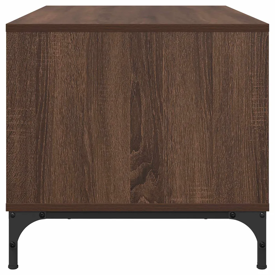 Table basse Chêne brun 90 x 49 x 46 cm Bois d'ingénierie - 7