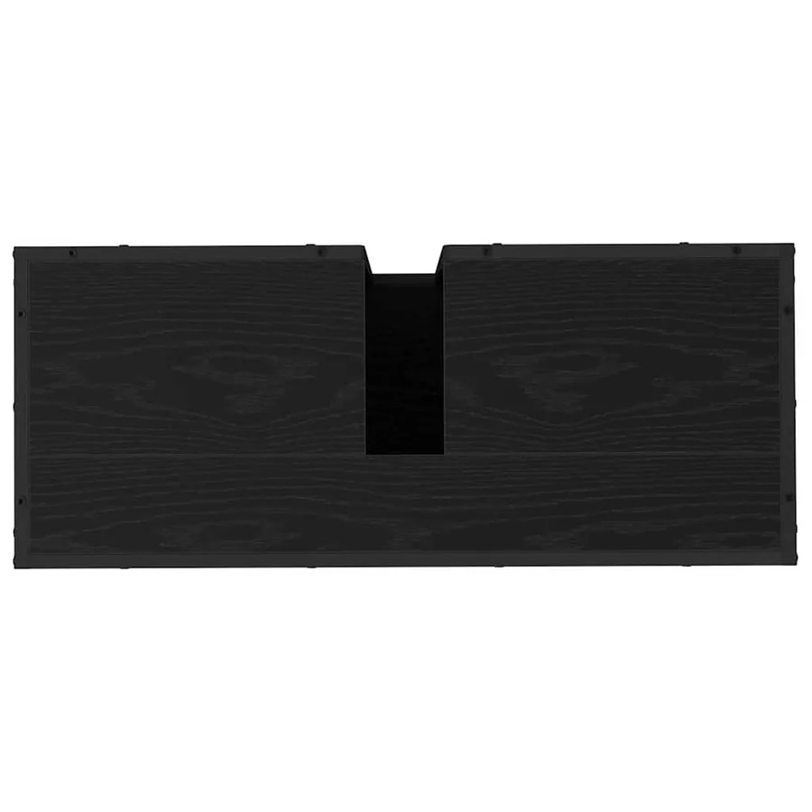 Ensemble de mobilier de salle de bain 3 pcs Chêne noir - 10