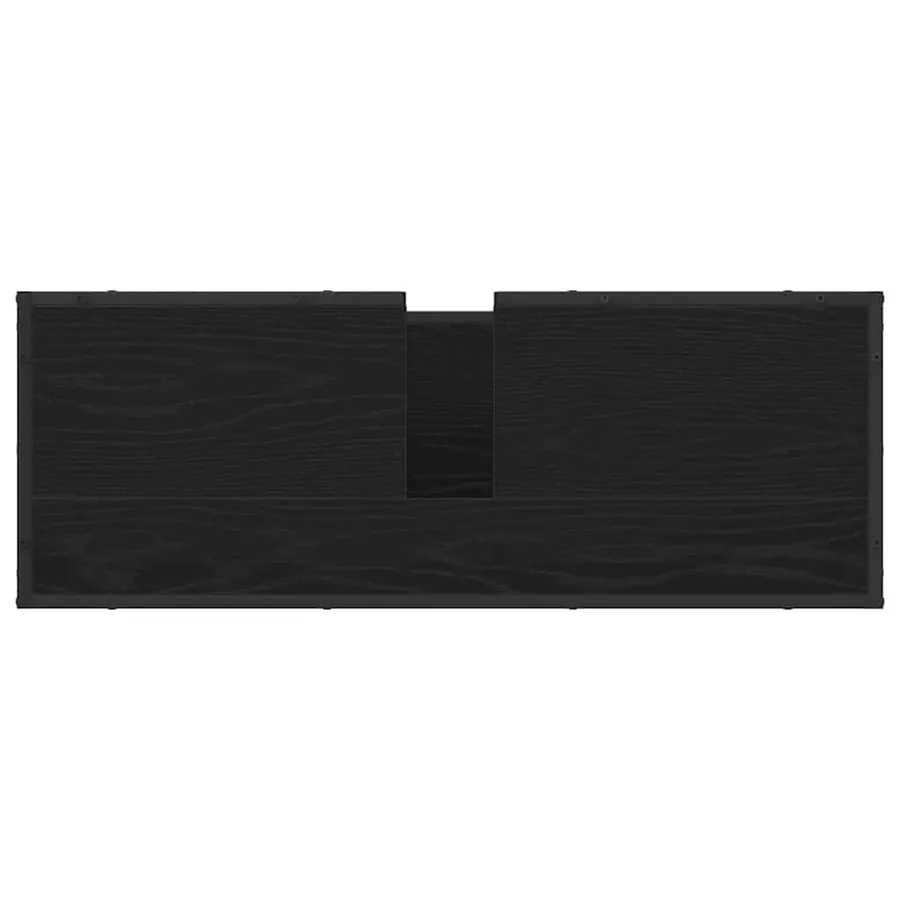Ensemble de mobilier de salle de bain 3 pcs Chêne noir - 10