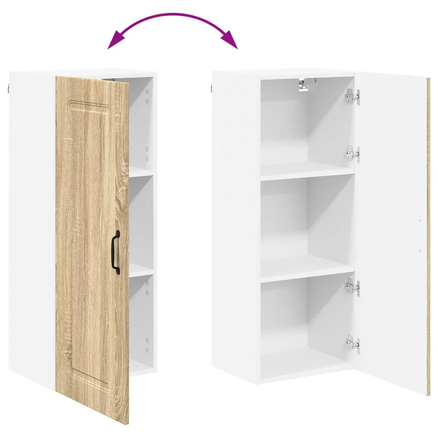Panneau de lave-vaisselle Kalmar Chêne Sonoma 40 x 31 x 100 cm - 11