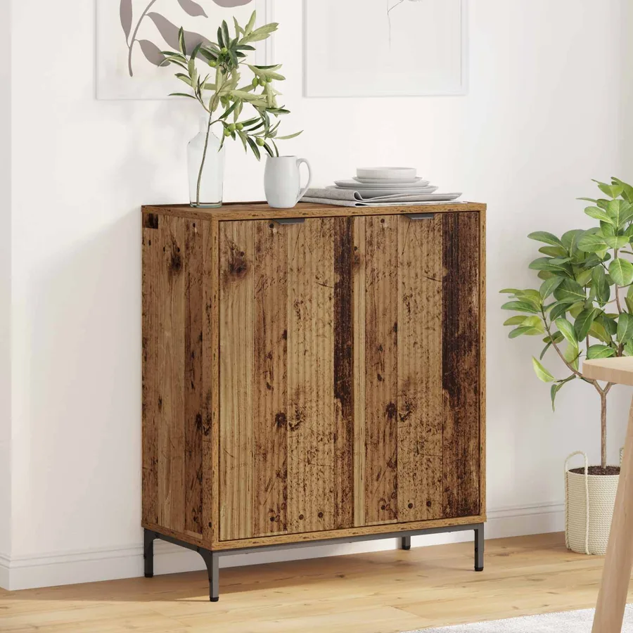 Buffet Bois ancien 69,5 x 33 x 82 cm Bois d'ingénierie