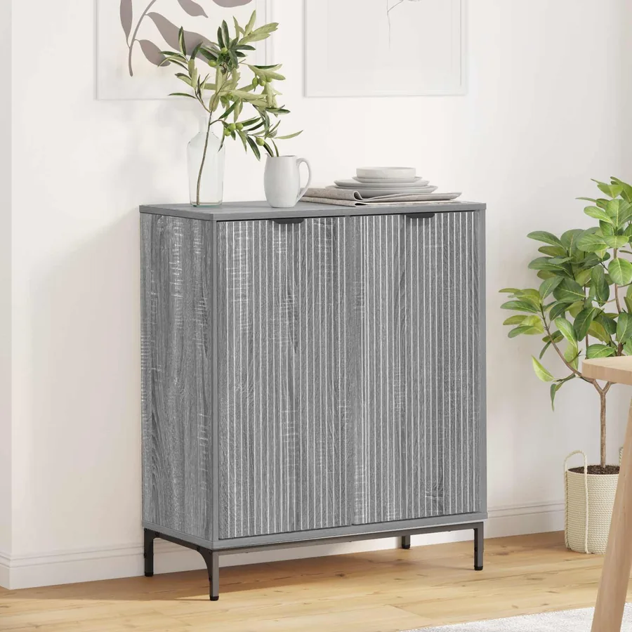 Buffet Gris Sonoma 69,5 x 33 x 82 cm Bois d'ingénierie