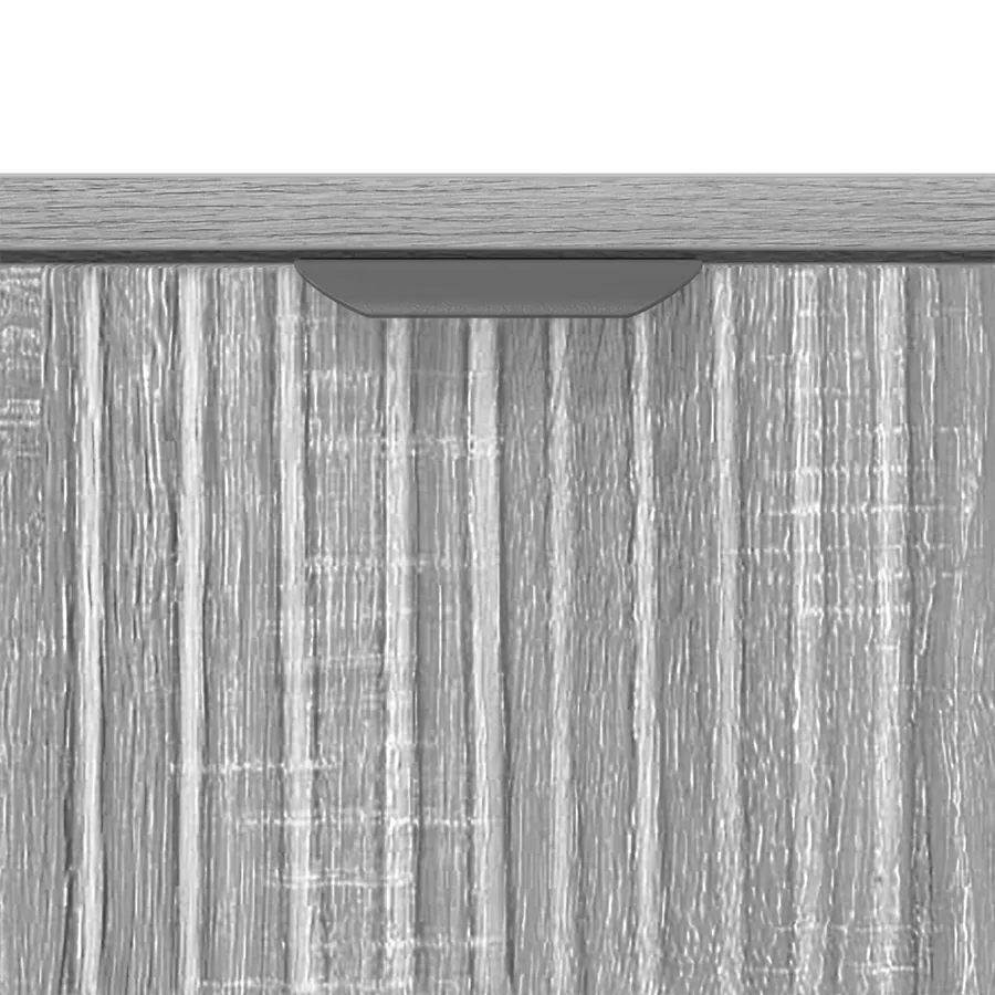 Buffet Gris Sonoma 69,5 x 33 x 82 cm Bois d'ingénierie - 9