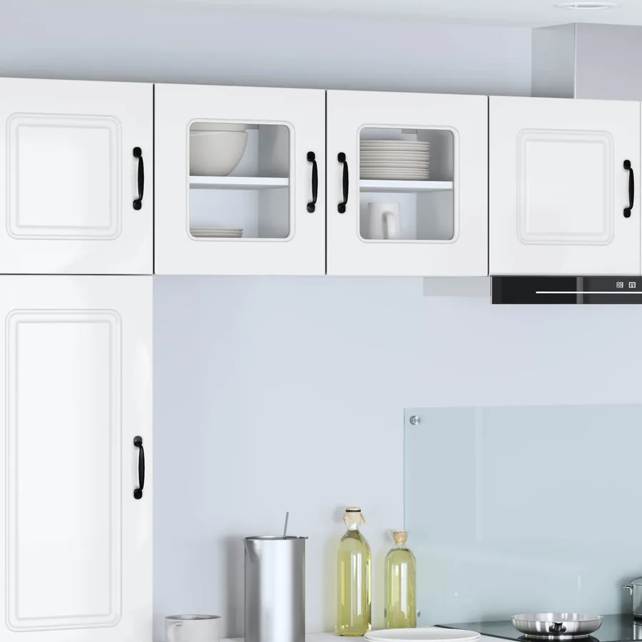 Panneau de lave-vaisselle Kalmar 2 pcs Blanc brillant