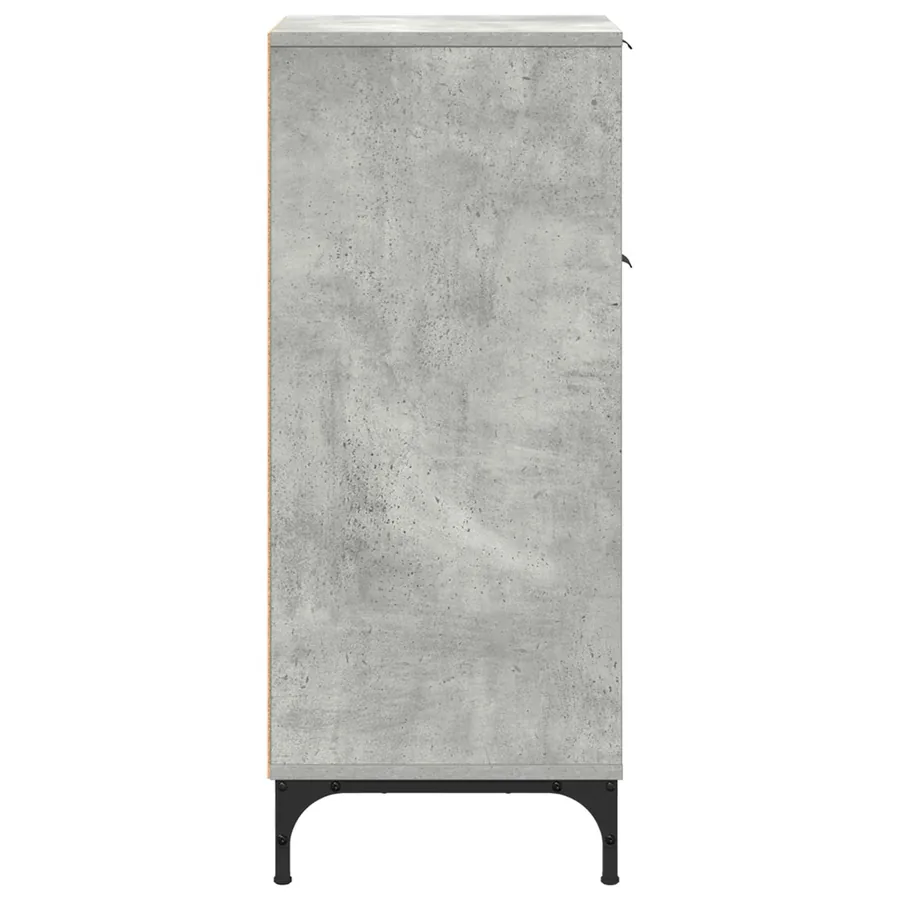 Cabinet de salle de bain Gris béton 39,5 x 36 x 88 cm - 7