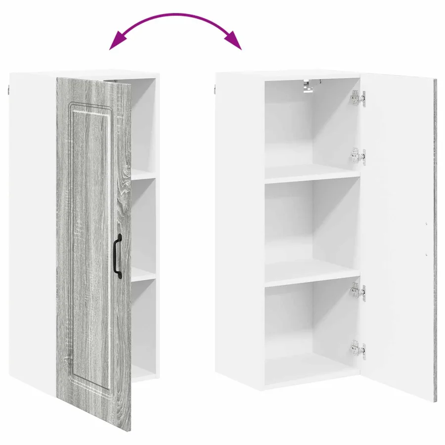 Panneau de lave-vaisselle Kalmar Gris Sonoma 40 x 31 x 100 cm - 8