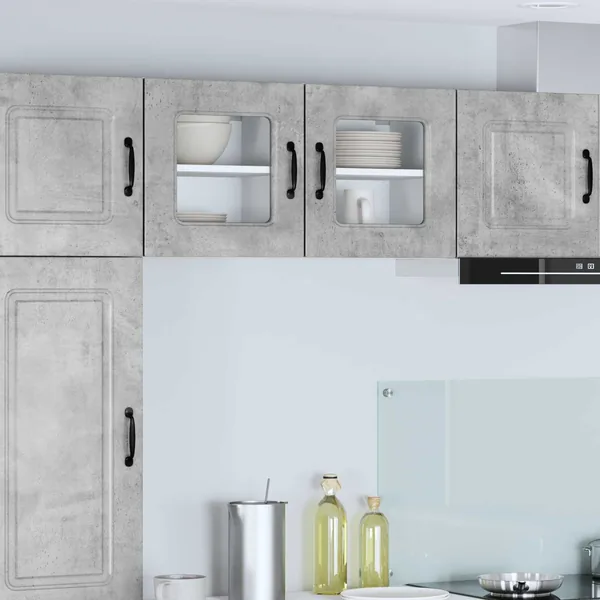 Panneau de lave-vaisselle Kalmar 2 pcs Gris béton