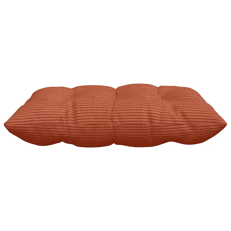 Coussins de siège 4 pcs Rouge orange 40 x 40 x 6 cm - 6