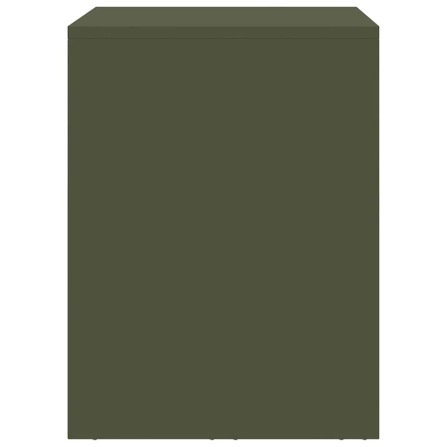 Armoire murale pour garage Vert olive 80 x 40 x 53 cm - 7