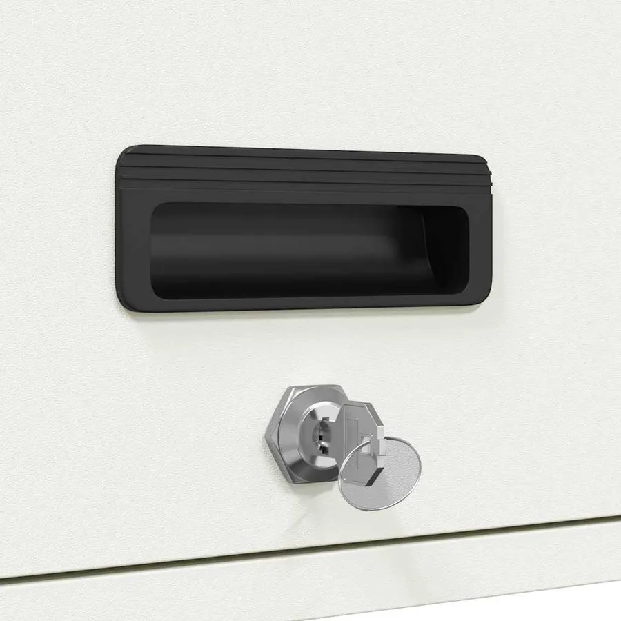 Armoire murale pour garage Blanc 80 x 40 x 53 cm - 11