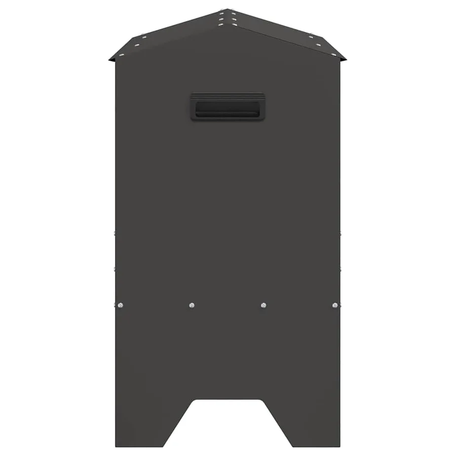 Trough d'alimentation pour le bétail Noir 79 x 35 x 62 cm - 6