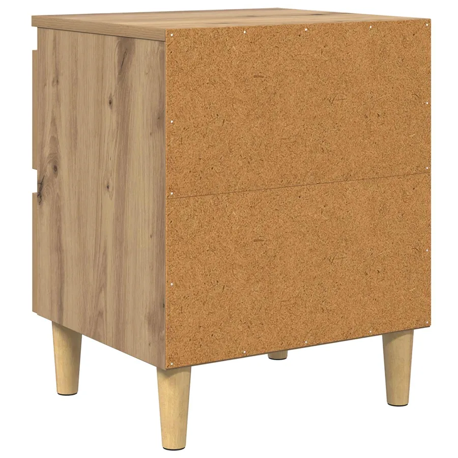Meubles de lit 2 pcs Chêne artisanal 40 x 35 x 50 cm - 5