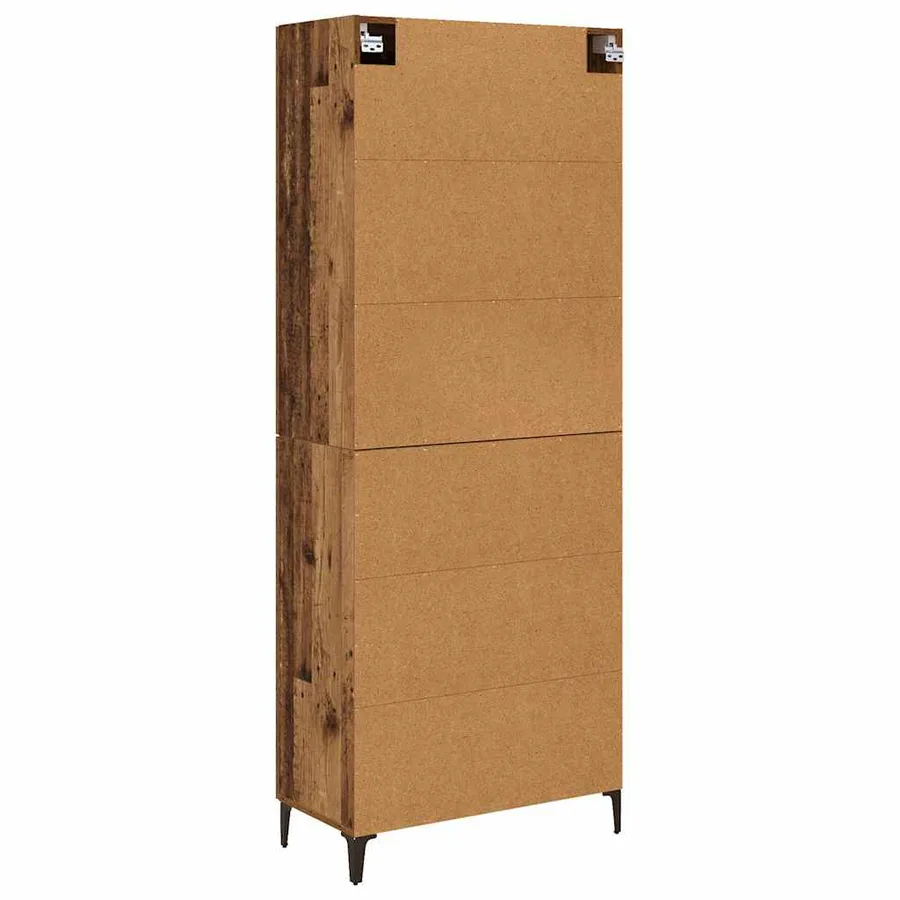 Haut Armoire Bois Ancien 69,5 x 34 x 180 cm Bois d'ingénierie - 7