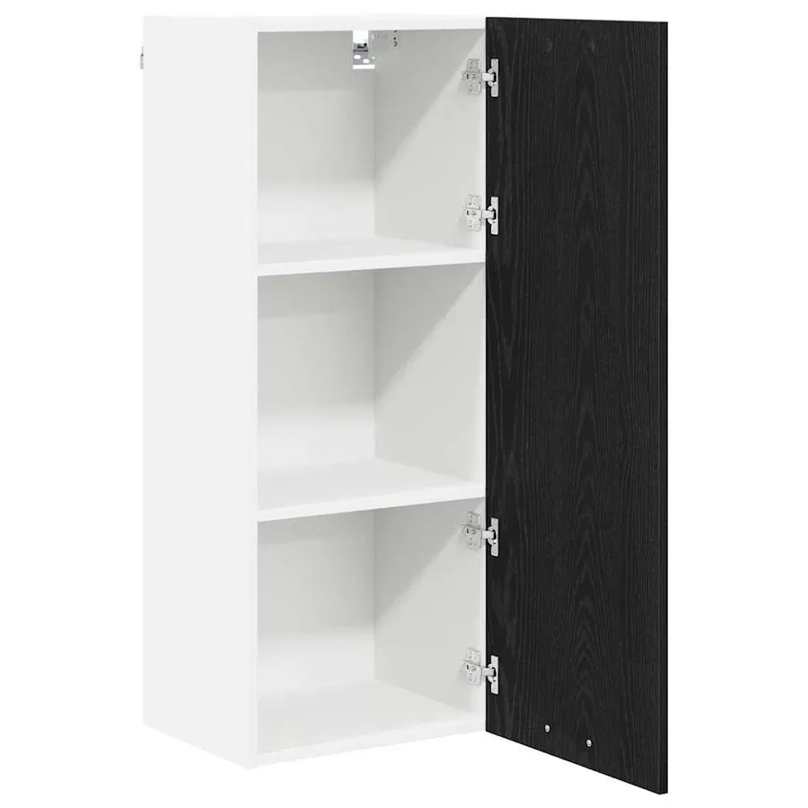 Armoire suspendue Chêne noir 40 x 31 x 100 cm Bois d'ingénierie - 5