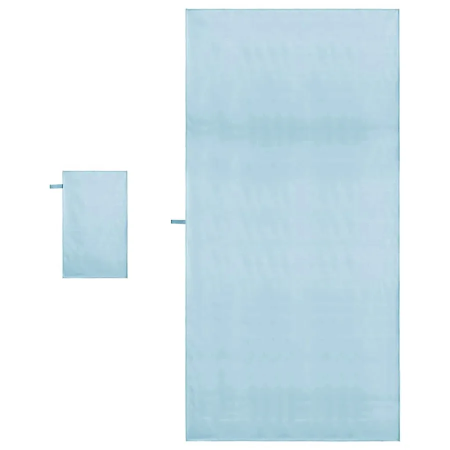 Set de serviettes de sport 2 pcs Bleu tissu - 4