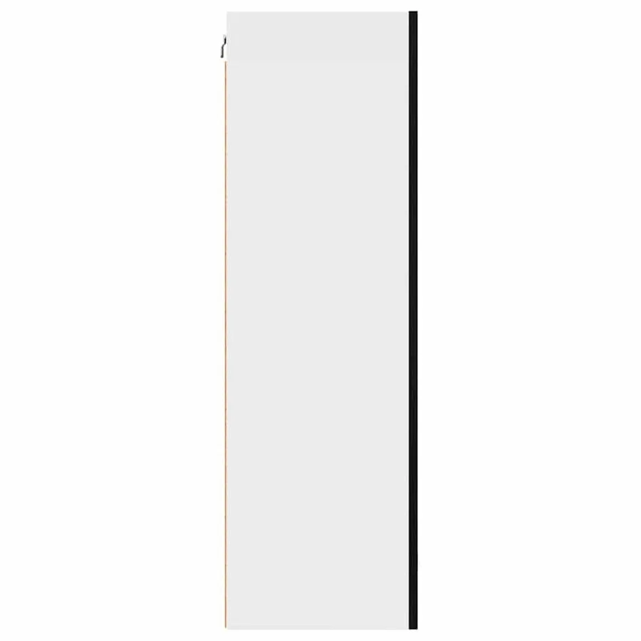 Armoire suspendue Chêne noir et Blanc 50 x 31 x 100 cm - 7