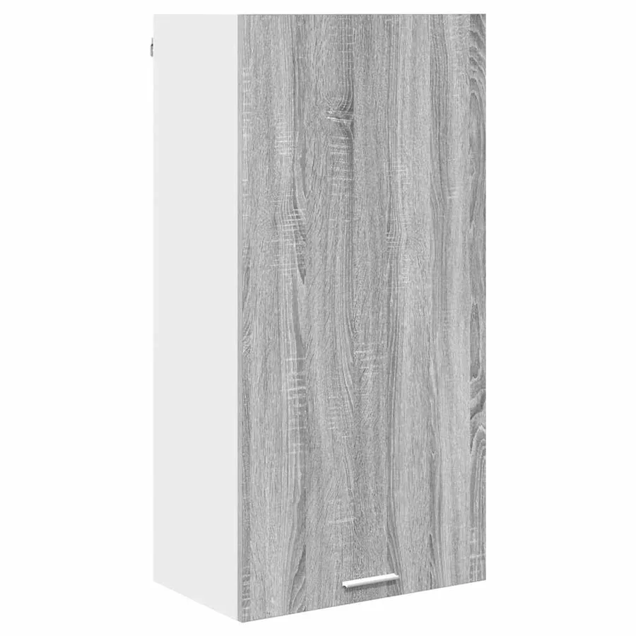Armoire suspendue Gris Sonoma et Blanc 50 x 31 x 100 cm - 2