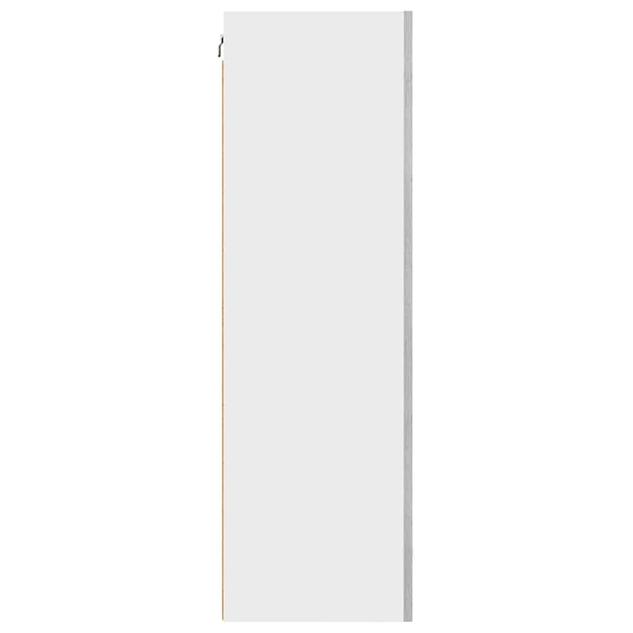 Armoire suspendue Gris Sonoma et Blanc 50 x 31 x 100 cm - 7