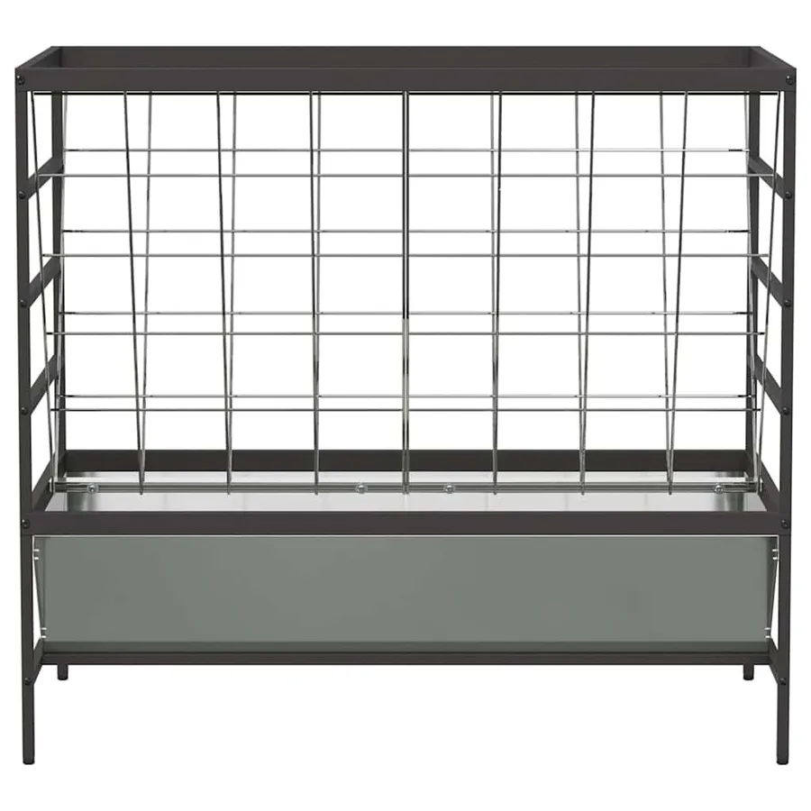 Nourrisseur pour Animaux Argent 100 x 60 x 90 cm - 5