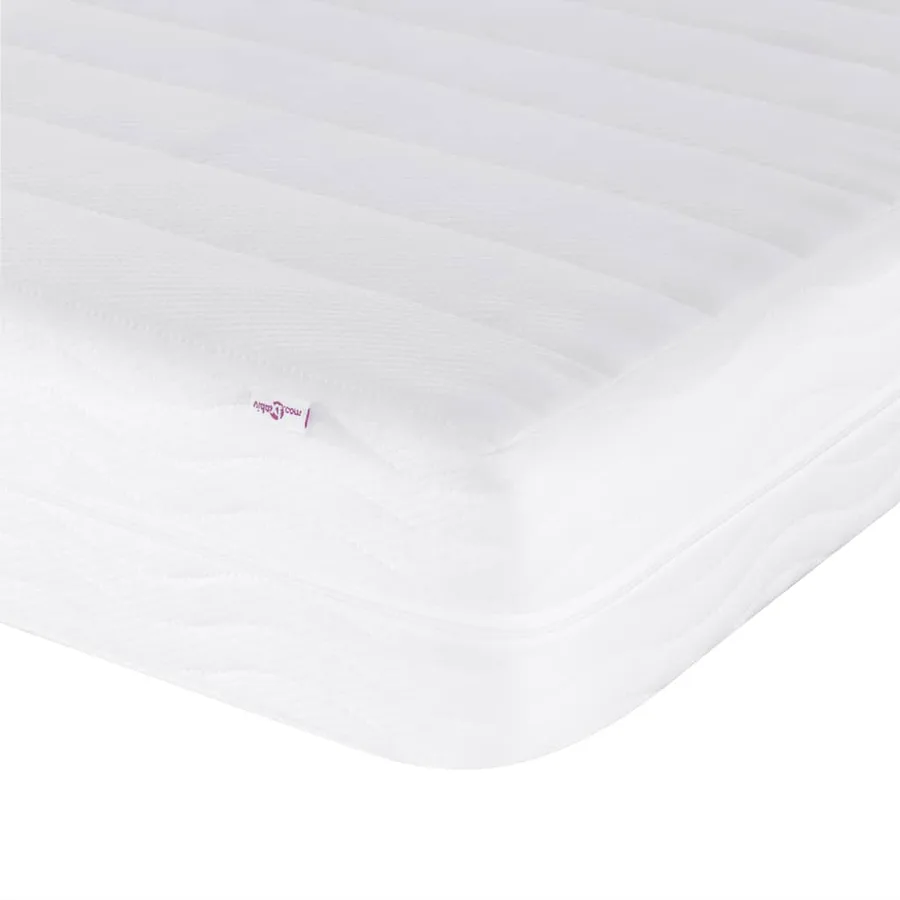 Lit avec matelas Dover bleu 90x200 cm velours - 7