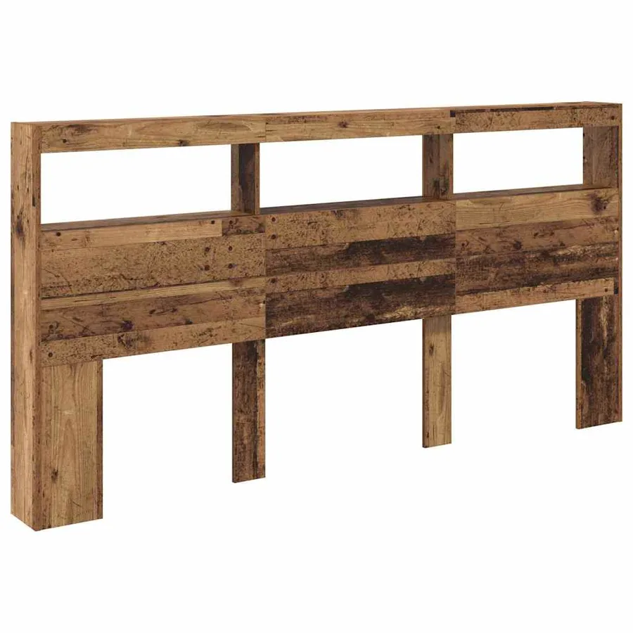 Tête de lit Bois Ancien 200 x 17 x 102 cm Bois d'ingénierie - 5