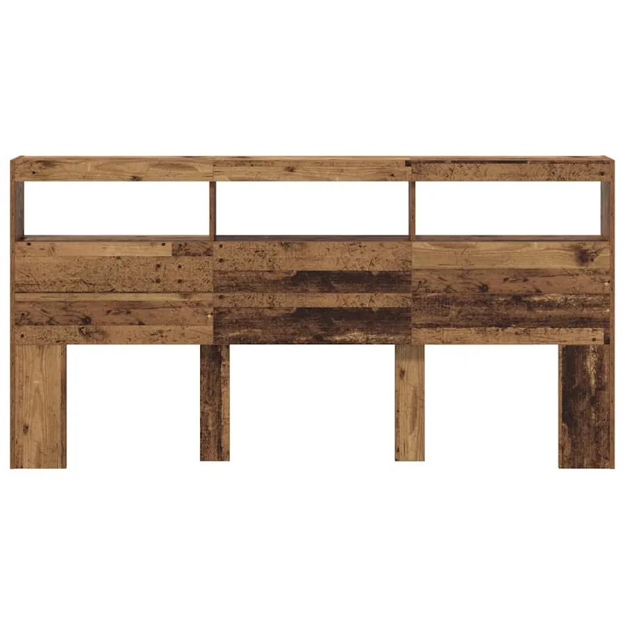 Tête de lit Bois Ancien 200 x 17 x 102 cm Bois d'ingénierie - 6