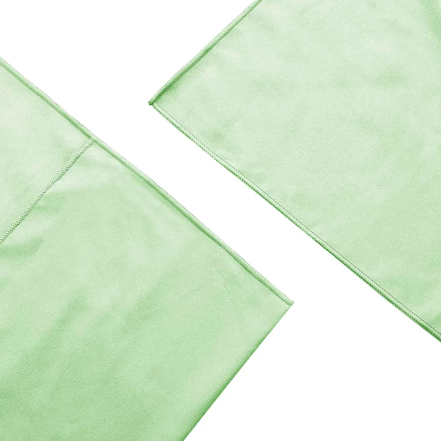Serviettes de chaise d'extérieur 2 pcs Vert 130 x 60 cm - 6