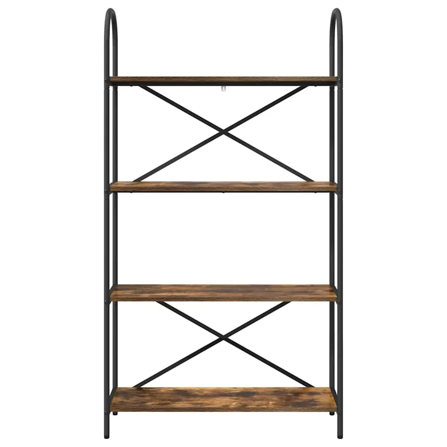 Étagère Chêne fumé 80 x 30 x 146 cm Bois d'ingénierie - 5