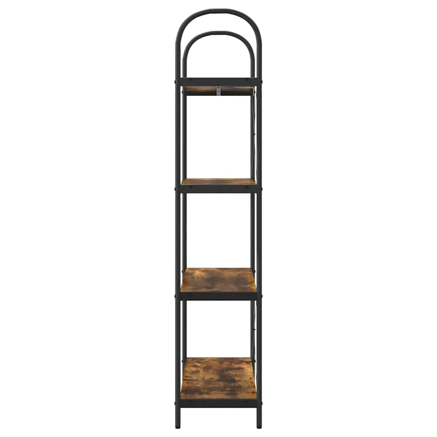 Étagère Chêne fumé 80 x 30 x 146 cm Bois d'ingénierie - 6