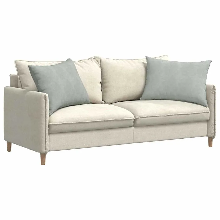 Coussins de canapé 2 pcs Gris clair 70 x 50 cm - 3