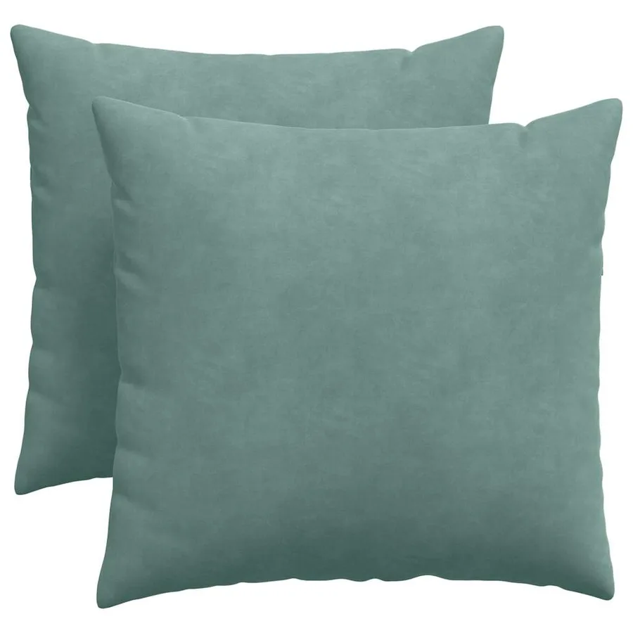 Coussins de canapé 2 pcs Vert Mer 50 x 50 cm - 2
