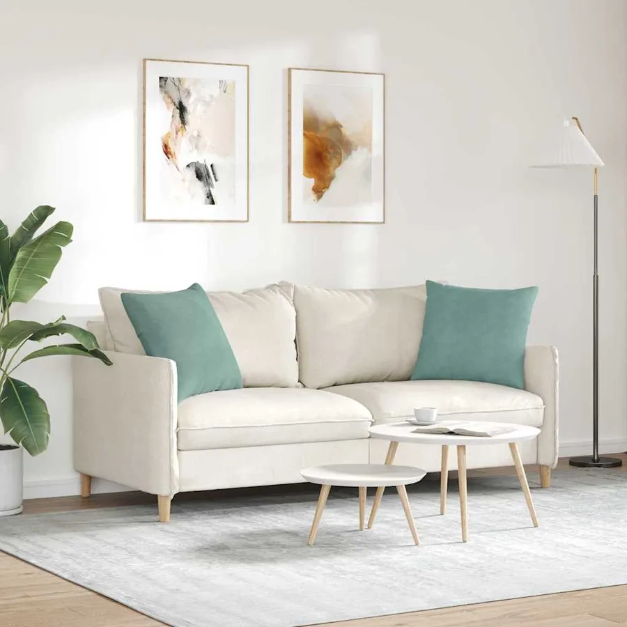 Coussins de canapé 2 pcs Vert Mer 50 x 50 cm - 4