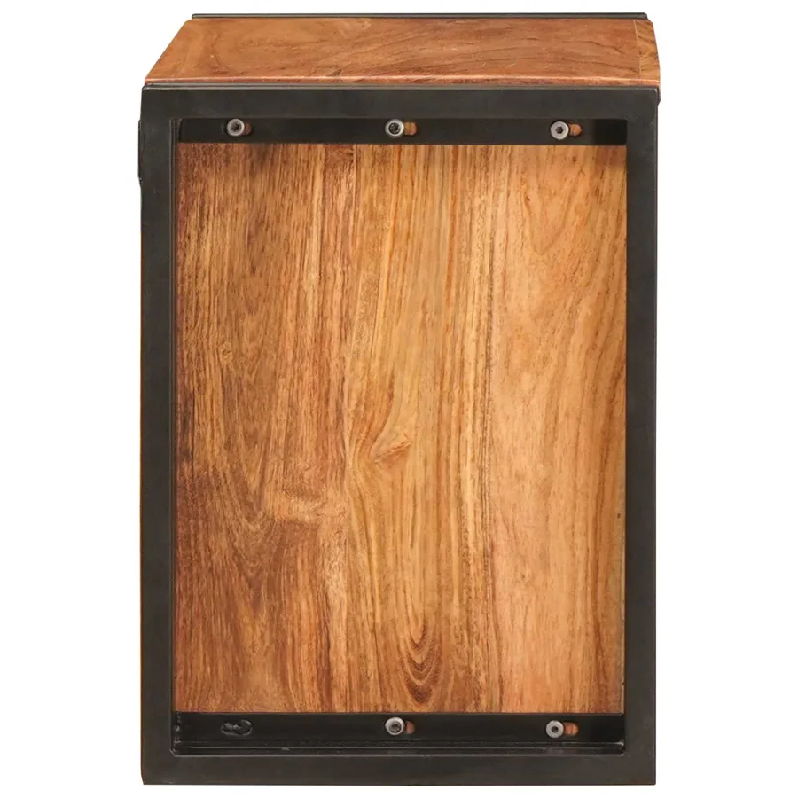 Étagère à vin Marron 60 x 45 x 33 cm Bois d'Acacia Massif - 5