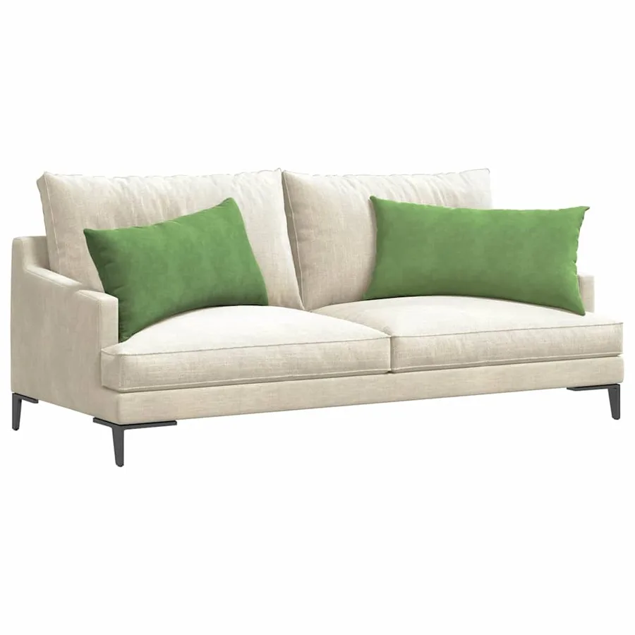 Coussins de canapé 2 pcs Vert clair 80 x 40 cm - 3