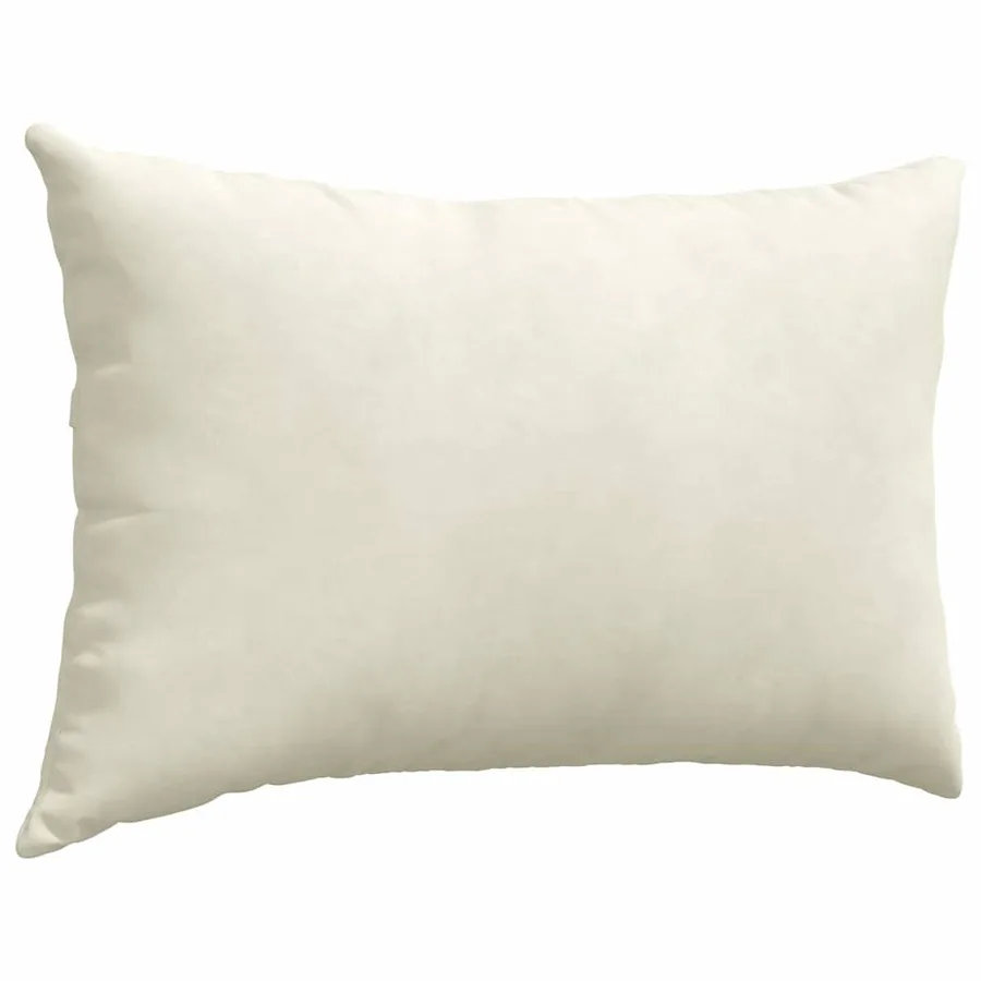 Coussins de canapé 2 pcs Crème 60 x 40 cm - 5