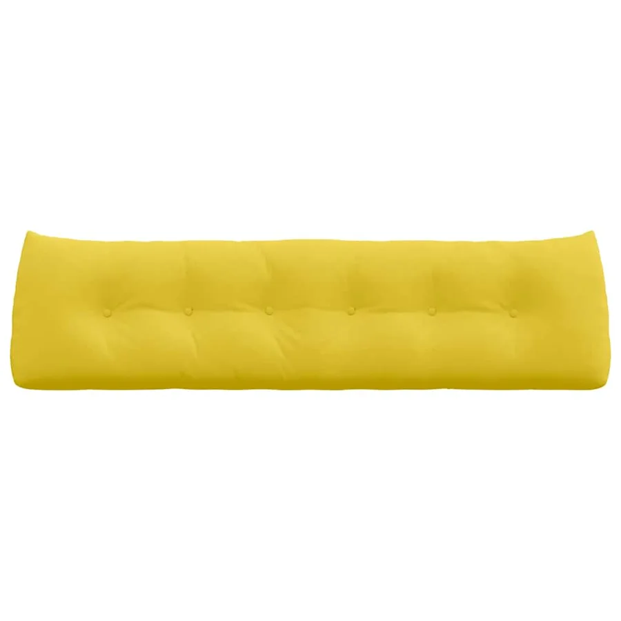 Coussin de Dos Jaune clair 180 x 24 x 50 cm tissu - 6