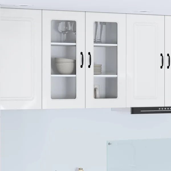 Panneau de lave-vaisselle Kalmar Blanc brillant 80 x 31 x 80 cm