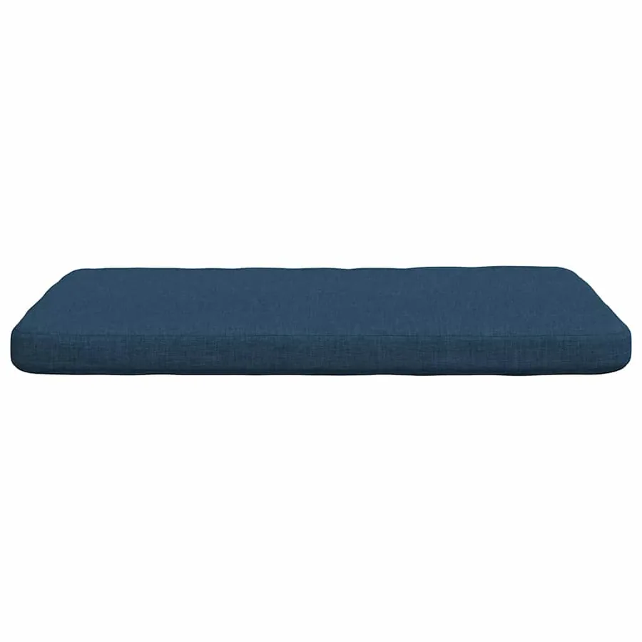Coussins de siège 4 pcs Bleu 40 x 40 x 3 cm tissu - 6