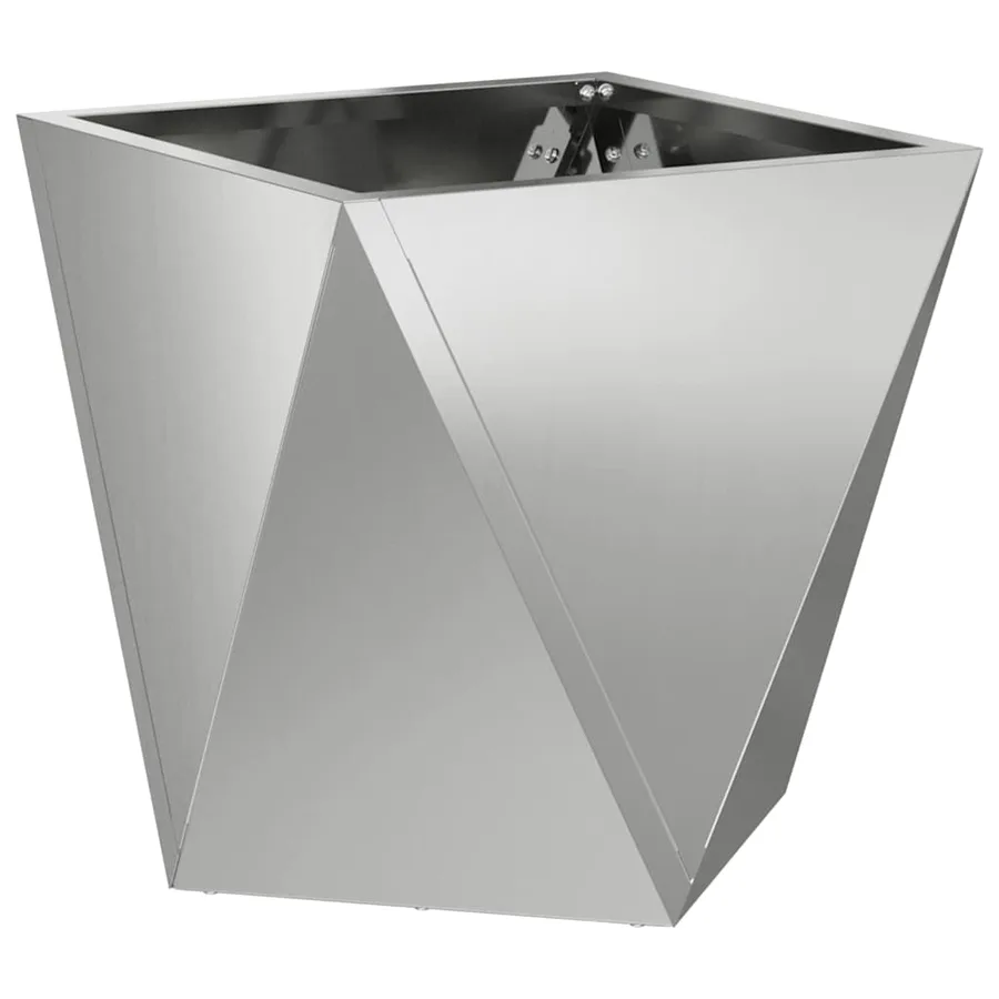 Jardinière Argent 30 x 30 x 30 cm Acier galvanisé - 2