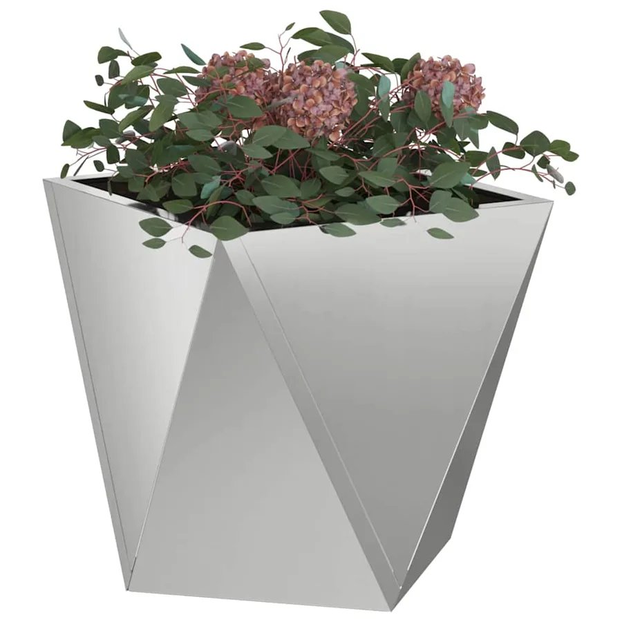 Jardinière Argent 30 x 30 x 30 cm Acier galvanisé - 3